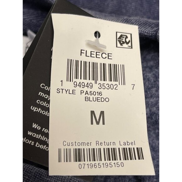 And Now This Acid Wash Fleece Crewneck Sweatshirt Men's Size Medium Blue NEW NWT - Picture 8 of 9